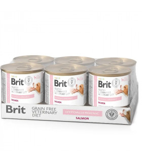 Brit VD Perro Salmón Húmedo 6x200gr